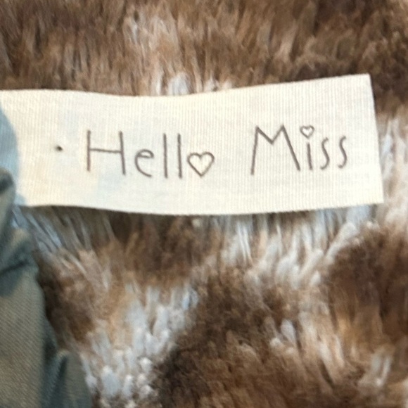 Green Smocked Dress with Ruffle Hem - Picture 6 of 6